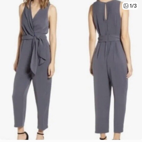 Astr Pants - ASTR WOMEN GRAY JUMPSUITS